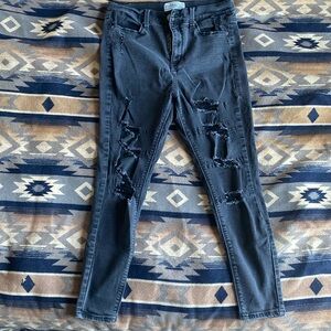 Mudd High-Rise Ripped Jeggings